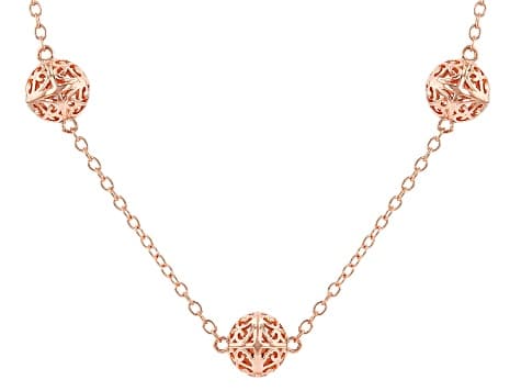 Copper Station Necklace