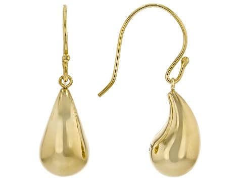 10K Gold Filled Teardrop Dangle Earrings
