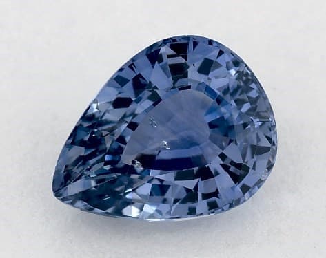 2.00 Carat Pear Natural Blue Sapphire