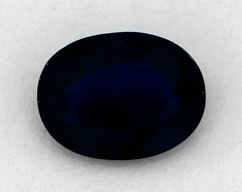 2.02 Carat Oval Natural Blue Sapphire