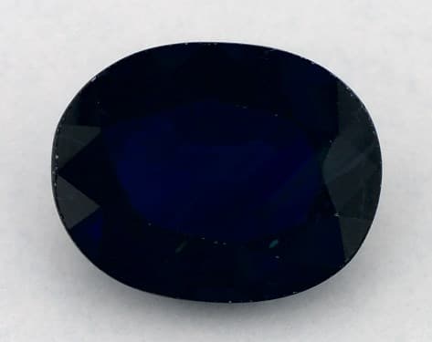 2.08 Carat Oval Natural Blue Sapphire