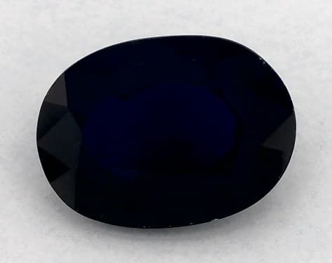 2.33 Carat Oval Natural Blue Sapphire