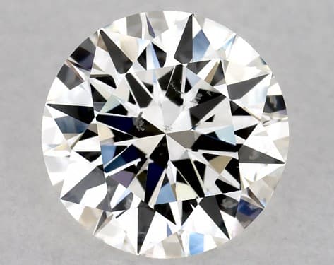 IGI 1.07 Carat F-SI1 Excellent Cut Round Diamond