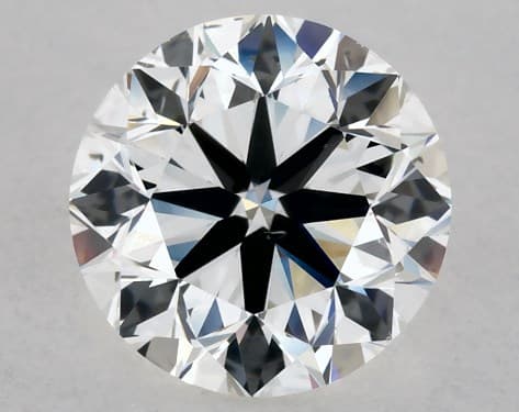 GIA 1.01 Carat H-SI1 Very Good Cut Round Diamond