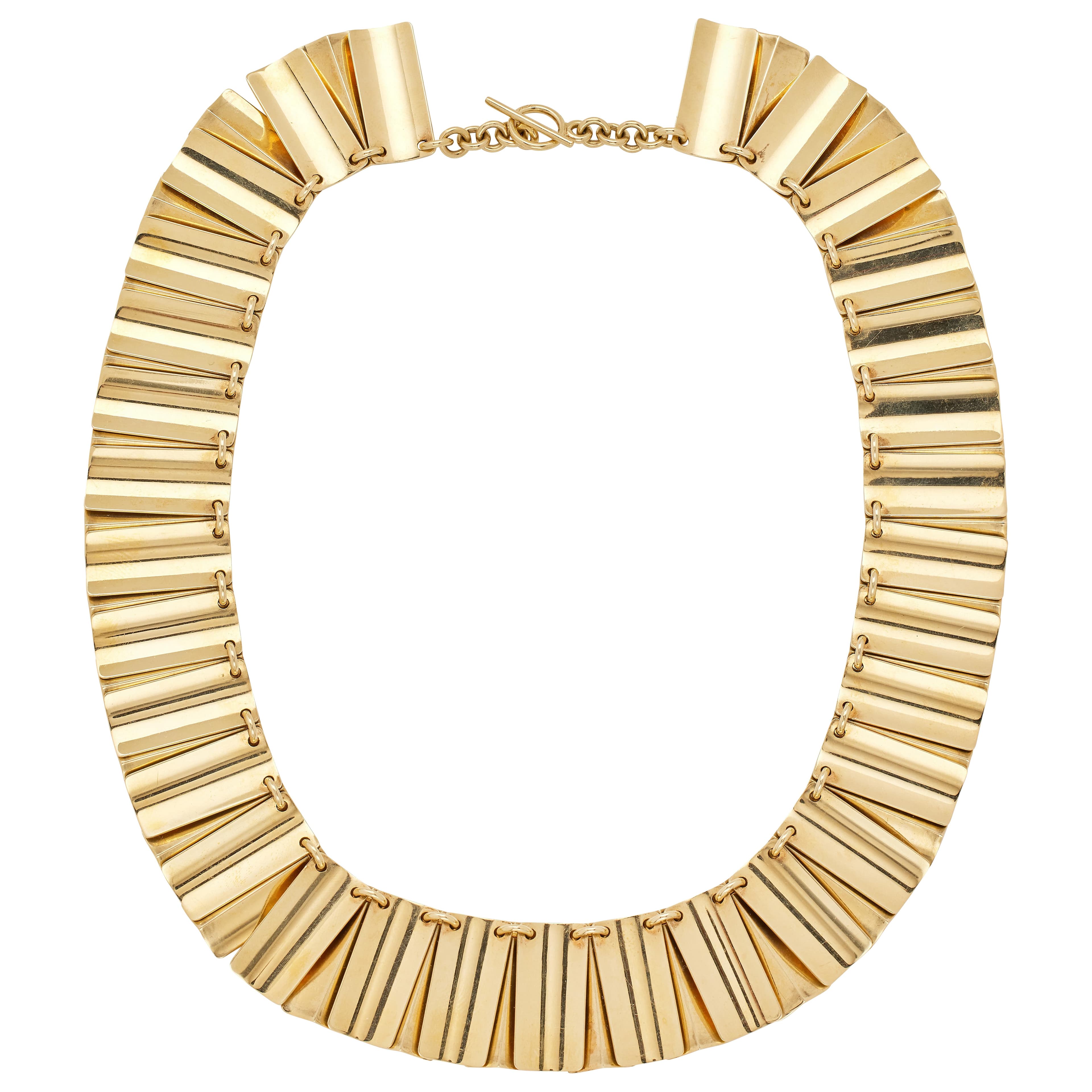 Vintage Gold Link Necklace