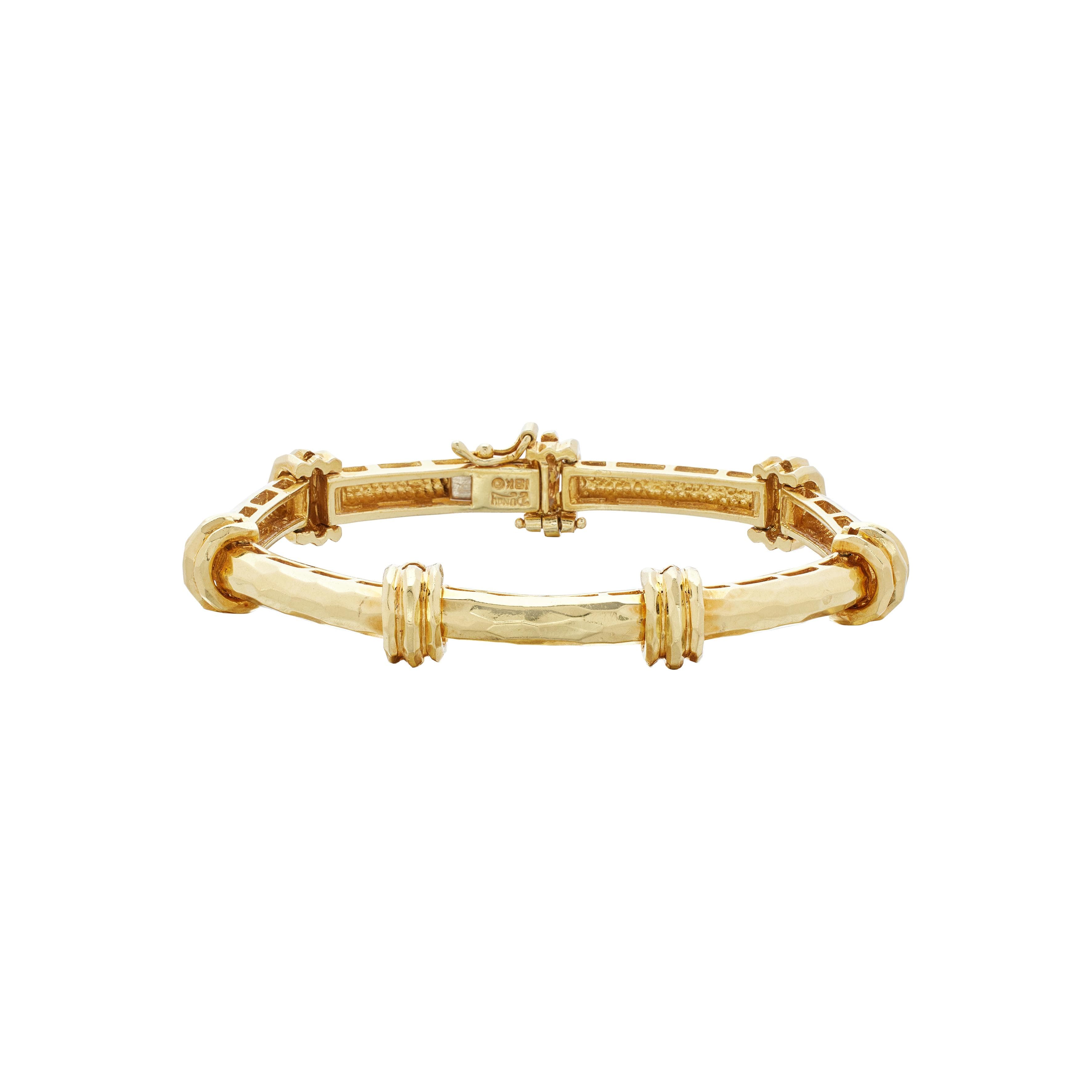 Gold Link Bamboo Bracelet