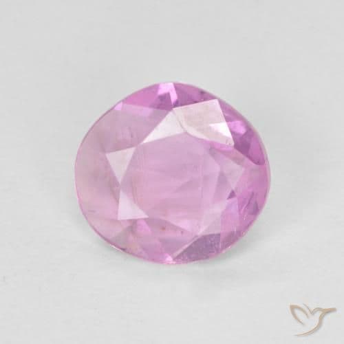 0.80ct Light Royal Purple Pink Sapphire, Fancy Shape, 6.8x6.3 mm