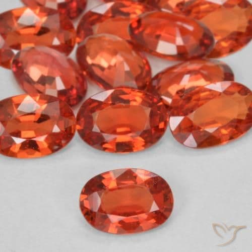 0.48ct Natural Intense Red Sapphire, Oval Cut, 6x4.1 mm