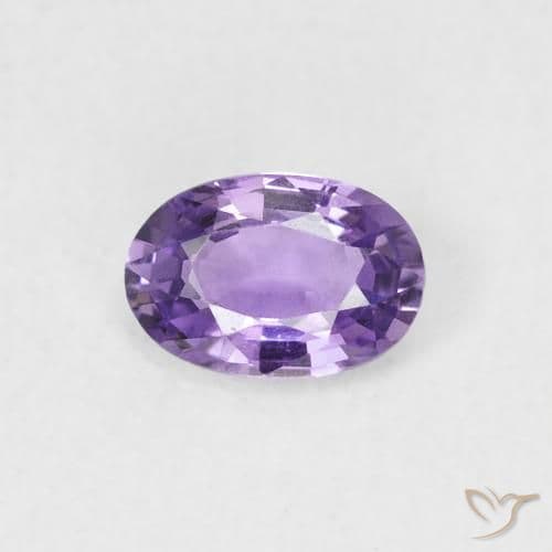 0.56ct Natural Medium Violet Sapphire, Oval Cut, 6x4.1 mm