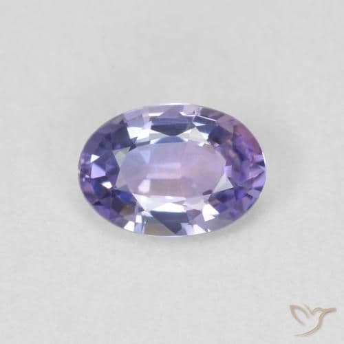 0.56ct Natural Medium Violet Sapphire, Oval Cut, 5.9x4.2 mm