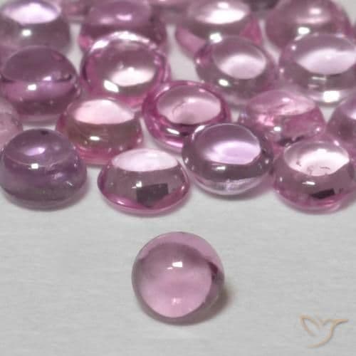 0.11ct Light Royal Purple Pink Sapphire, Round Cut, 2.64 mm