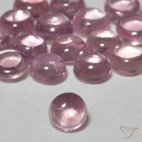 0.30ct Light Bubblegum Pink Sapphire, Round Cut, 3.56 mm
