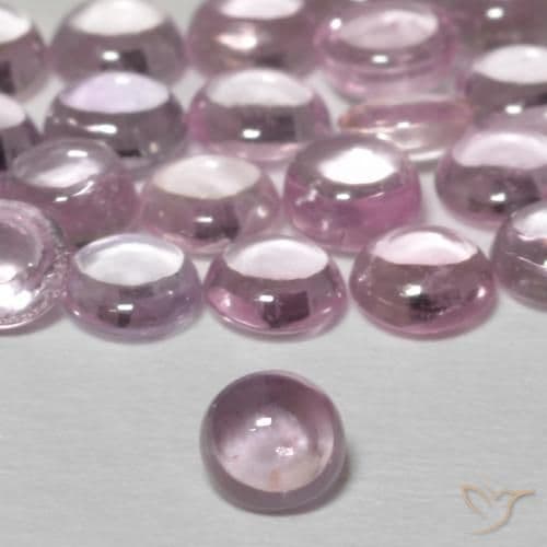 0.27ct Natural Lavender Pink Sapphire, Round Cut, 3.68 mm
