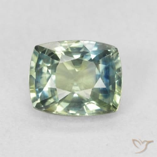 0.78ct Natural Blue Sapphire, Cushion Cut, 5.6x4.6 mm