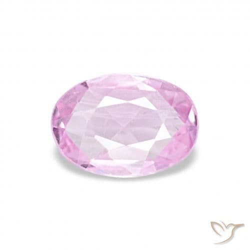 0.40ct Light Pinkish Violet Purple Sapphire, Oval Cut, 5.8x4.1 mm